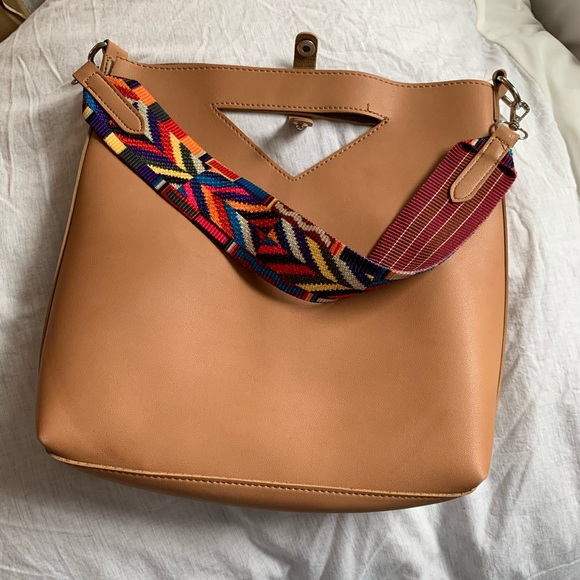 Tan shoulder tote bag - Picture 4 of 5